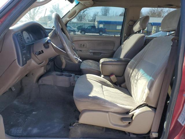 5TEGN92N34Z356123 - 2004 TOYOTA TACOMA DOUBLE CAB PRERUNNER RED photo 7