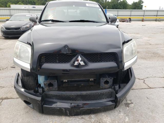 1Z7HC28K08S572685 - 2008 MITSUBISHI RAIDER LS BLACK photo 9