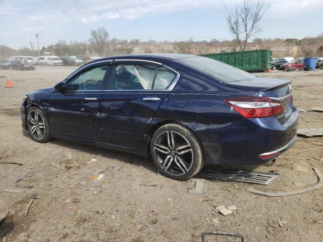 1HGCR2F14HA073877 - 2017 HONDA ACCORD SPORT SPECIAL EDITION BLUE photo 2