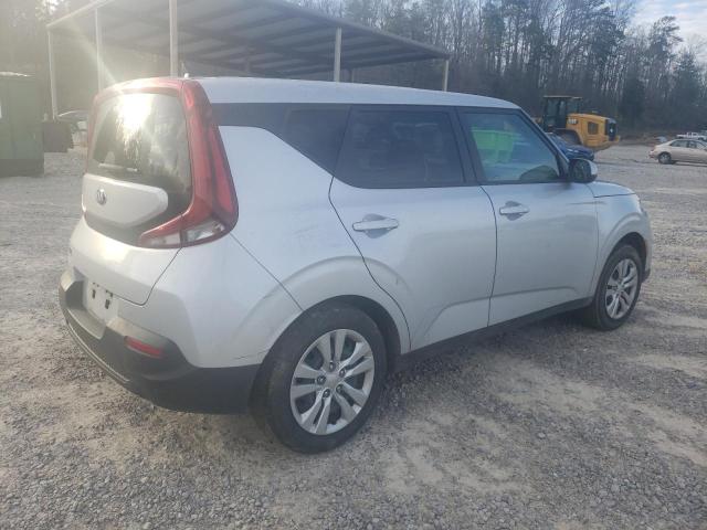 KNDJ23AUXL7098323 - 2020 KIA SOUL LX SILVER photo 3