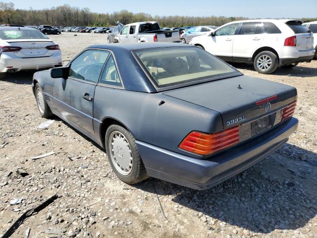 WDBFA66E1MF018649 - 1991 MERCEDES-BENZ 500 SL BLUE photo 2