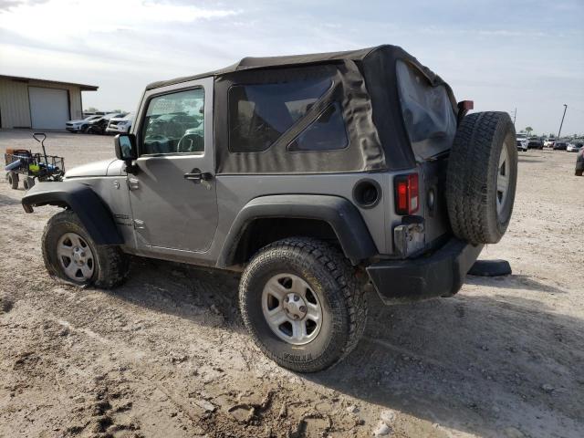 1C4AJWAGXFL718002 - 2015 JEEP WRANGLER SPORT SILVER photo 2