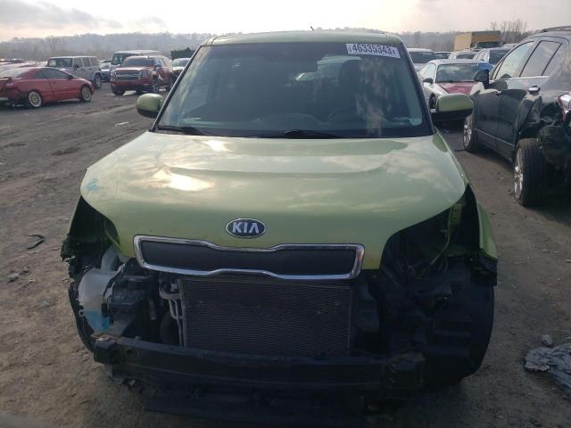 KNDJN2A26E7707149 - 2014 KIA SOUL GREEN photo 5