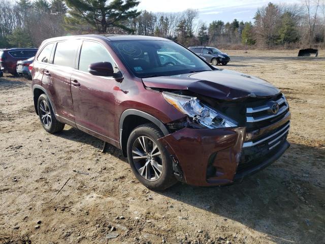 5TDZARFH9JS035754 - 2018 TOYOTA HIGHLANDER LE BURGUNDY photo 4