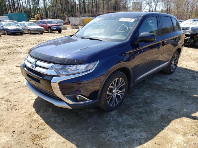 JA4AZ2A32HZ050754 - 2017 MITSUBISHI OUTLANDER ES BLUE photo 1