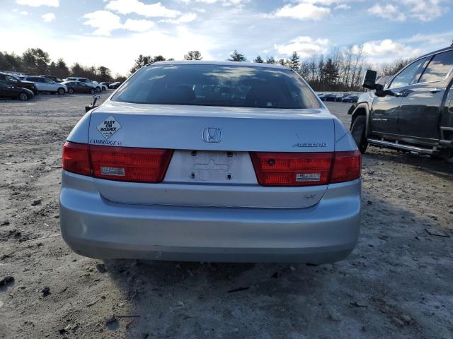 1HGCM56495A106135 - 2005 HONDA ACCORD LX SILVER photo 6