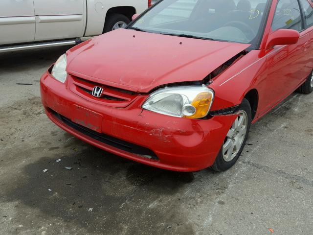 1HGEM22913L006167 - 2003 HONDA CIVIC EX  photo 9