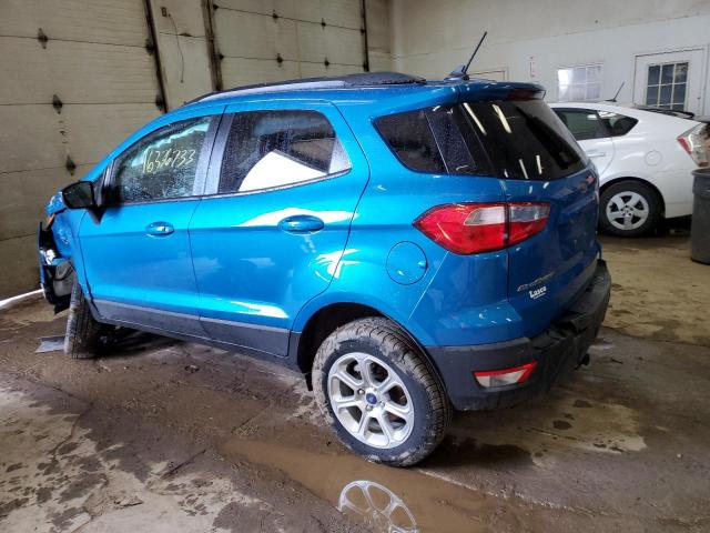 MAJ6P1UL0JC235052 - 2018 FORD ECOSPORT SE 蓝色 照片 2