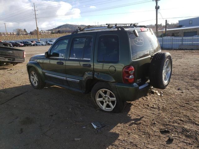 1J4GL58K77W504880 - 2007 JEEP LIBERTY LIMITED GREEN photo 2