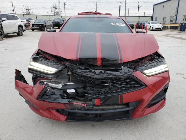 19UUB6F5XMA011607 - 2021 ACURA TLX TECH A RED photo 5