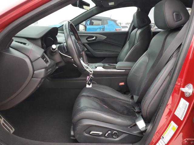 19UUB6F5XMA011607 - 2021 ACURA TLX TECH A RED photo 7