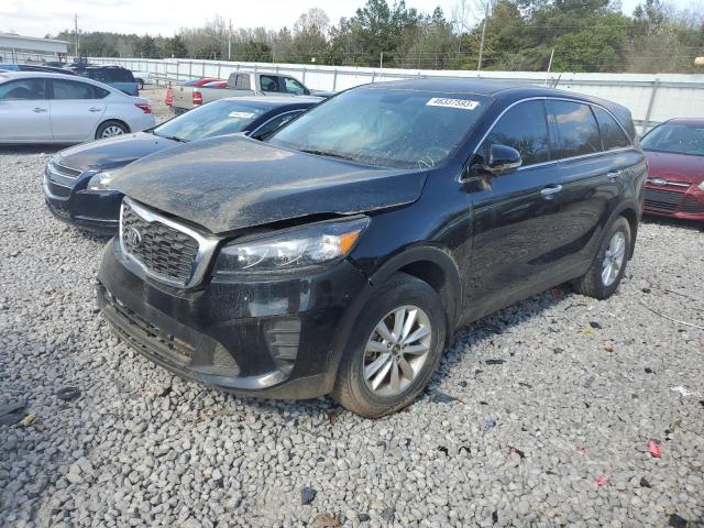 5XYPG4A34KG584992 - 2019 KIA SORENTO L BLACK photo 1