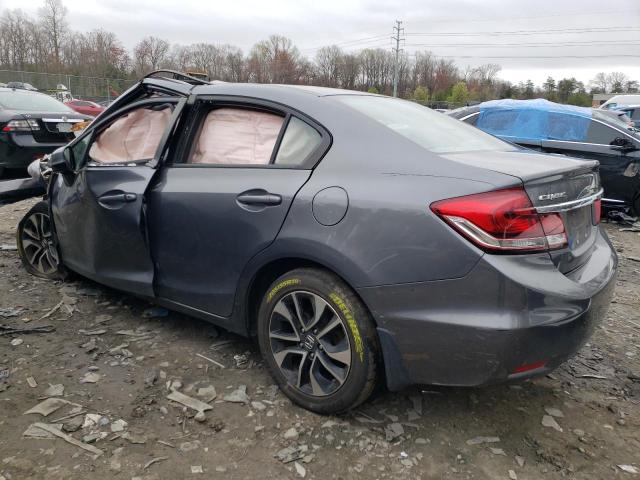 19XFB2F96DE285029 - 2013 HONDA CIVIC EXL ნაცრისფერი ფოტო 2