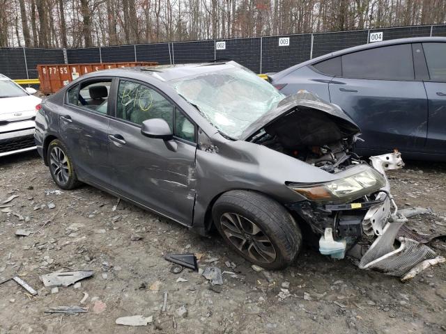 19XFB2F96DE285029 - 2013 HONDA CIVIC EXL GRAY photo 4