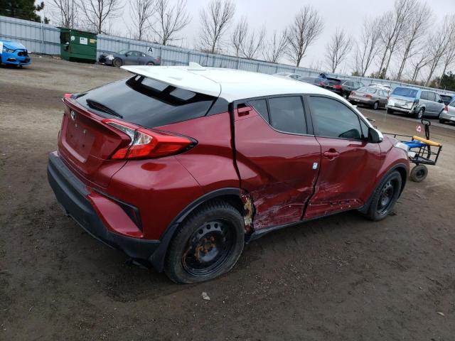 NMTKHMBX3JR062850 - 2018 TOYOTA C-HR XLE RED photo 3