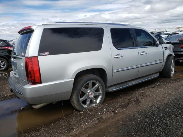 1GYS4HEF1ER191286 - 2014 CADILLAC ESCALADE ESV LUXURY SILVER photo 3