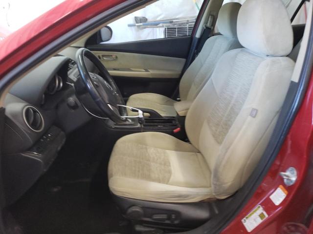 1YVHZ8CH2A5M40194 - 2010 MAZDA 6 I RED photo 7