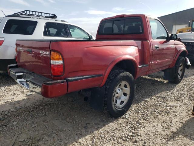 5TENM92N92Z062703 - 2002 TOYOTA TACOMA PRERUNNER RED photo 3