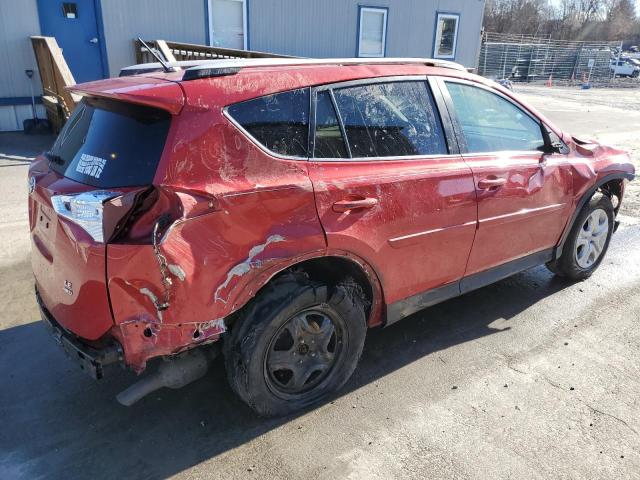 2T3BFREV5DW025588 - 2013 TOYOTA RAV4 LE RED photo 3