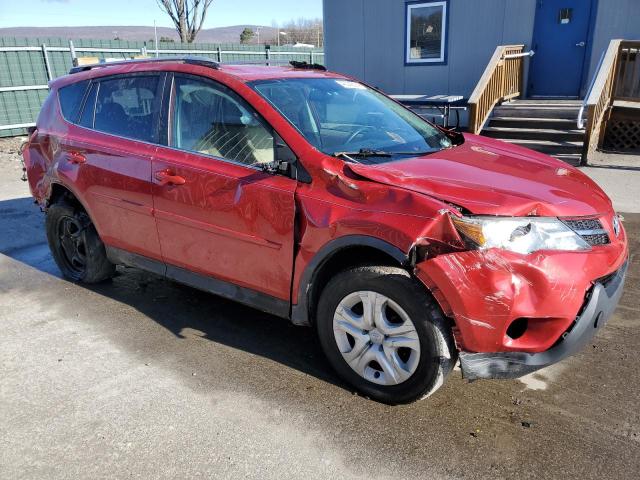 2T3BFREV5DW025588 - 2013 TOYOTA RAV4 LE RED photo 4