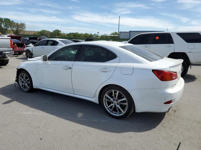 JTHBE262485018075 - 2008 LEXUS IS 350 WHITE photo 2