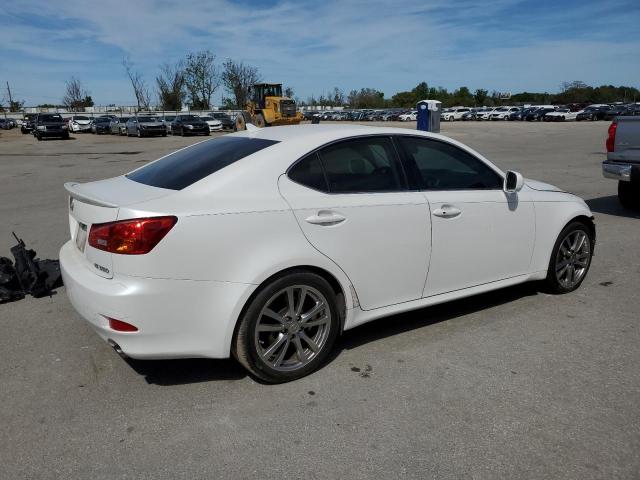 JTHBE262485018075 - 2008 LEXUS IS 350 WHITE photo 3