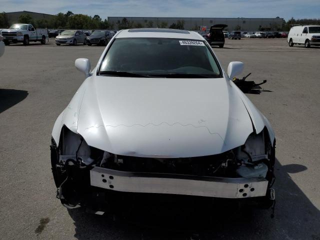 JTHBE262485018075 - 2008 LEXUS IS 350 WHITE photo 5