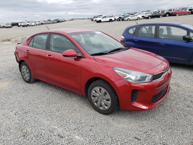 3KPA24AB4KE161693 - 2019 KIA RIO S RED photo 4