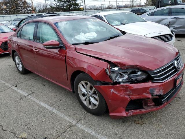 1VWAA7A34JC026228 - 2018 VOLKSWAGEN PASSAT S RED photo 4