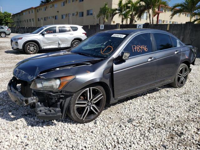 1HGCP2F85CA081319 - 2012 HONDA ACCORD EXL GRAY photo 1