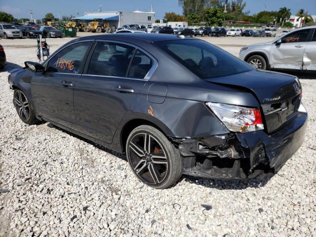 1HGCP2F85CA081319 - 2012 HONDA ACCORD EXL GRAY photo 2