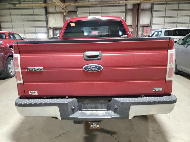 1FTFX1EV8AKE57600 - 2010 FORD F150 SUPER CAB RED photo 6