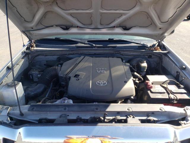 5TEJU62N86Z249742 - 2006 TOYOTA TACOMA DOUBLE CAB PRERUNNER SILVER photo 11