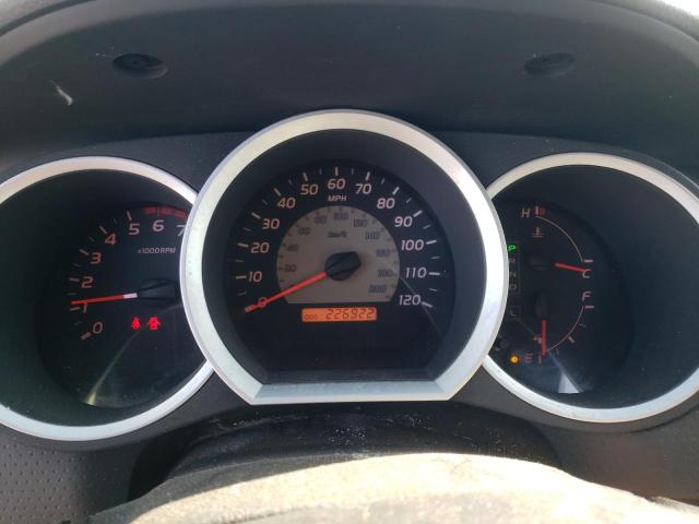 5TEJU62N86Z249742 - 2006 TOYOTA TACOMA DOUBLE CAB PRERUNNER SILVER photo 9