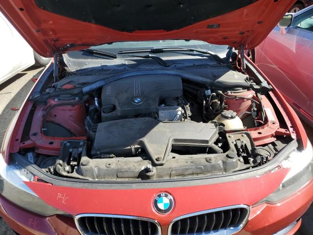 WBA3C1C54EK105893 - 2014 BMW 328 I SULEV RED photo 11