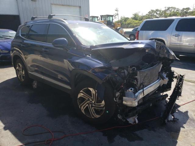 5NMS24AJXNH397595 - 2022 HYUNDAI SANTA FE SEL Կապույտ լուսանկար 4