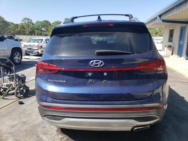 5NMS24AJXNH397595 - 2022 HYUNDAI SANTA FE SEL Կապույտ լուսանկար 6