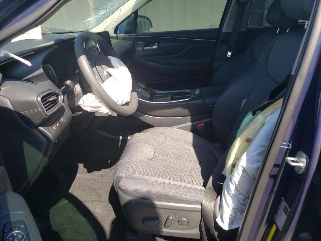 5NMS24AJXNH397595 - 2022 HYUNDAI SANTA FE SEL Կապույտ լուսանկար 7