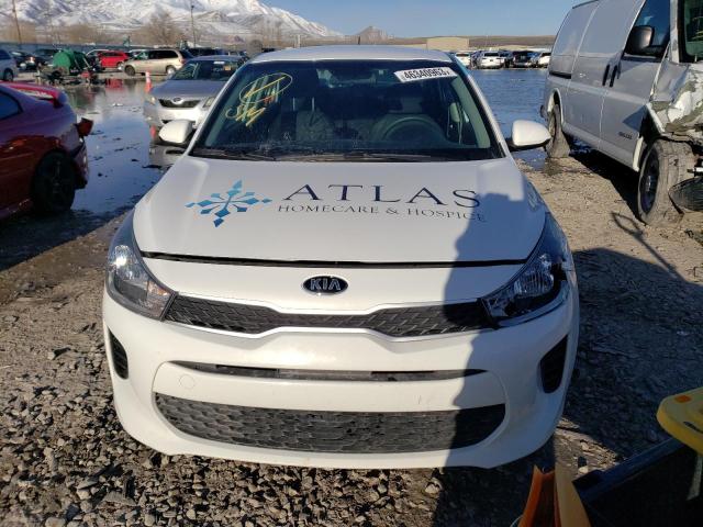 3KPA24AB0KE179673 - 2019 KIA RIO S WHITE photo 5