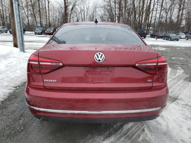 1VWLA7A34KC010024 - 2019 VOLKSWAGEN PASSAT WOLFSBURG BURGUNDY photo 6