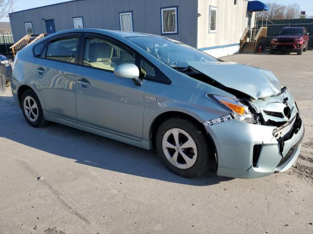 JTDKN3DU9E1749521 - 2014 TOYOTA PRIUS BLUE photo 4