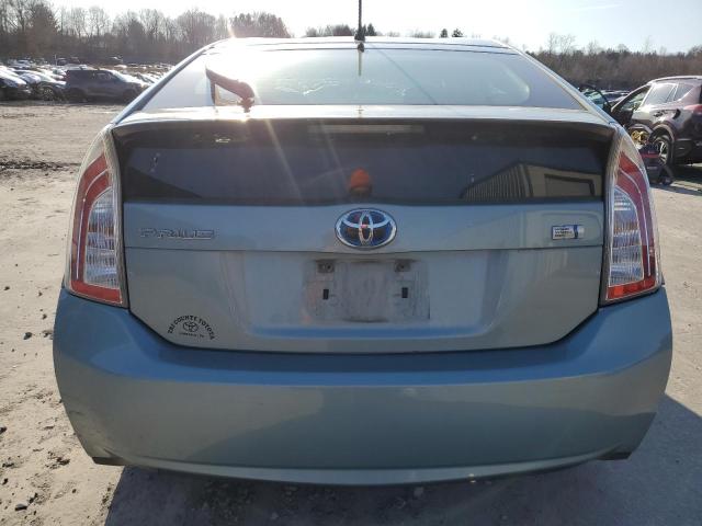 JTDKN3DU9E1749521 - 2014 TOYOTA PRIUS BLUE photo 6