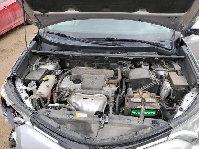 2T3RFREV7HW566985 - 2017 TOYOTA RAV4 XLE SILVER photo 11