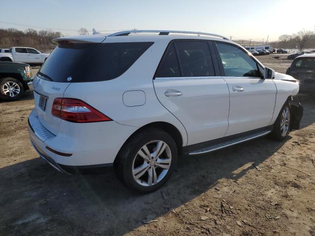 4JGDA5HB2FA462964 - 2015 MERCEDES-BENZ ML 350 4MATIC WHITE photo 3