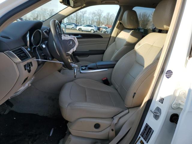 4JGDA5HB2FA462964 - 2015 MERCEDES-BENZ ML 350 4MATIC WHITE photo 7