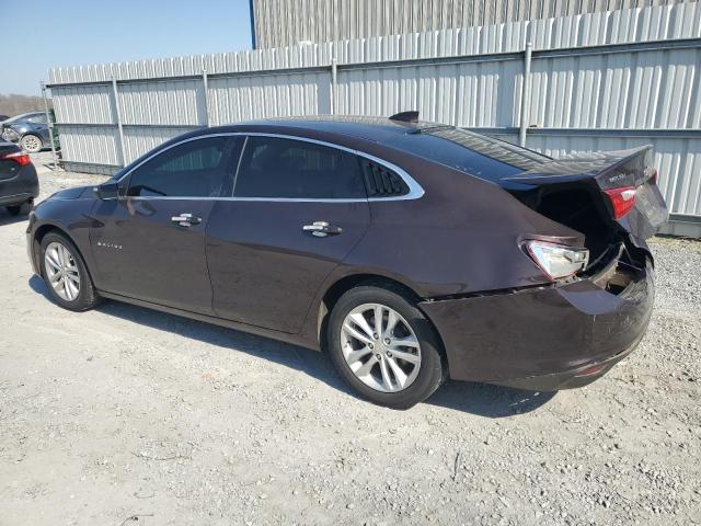 1G1ZE5ST4GF274072 - 2016 CHEVROLET MALIBU LT MAROON photo 2