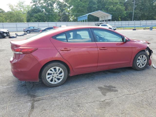 5NPD74LF9HH180811 - 2017 HYUNDAI ELANTRA SE RED photo 3