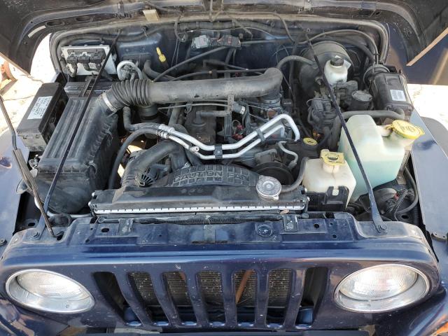 1J4FA49S62P757699 - 2002 JEEP WRANGLER / SPORT BLUE photo 12