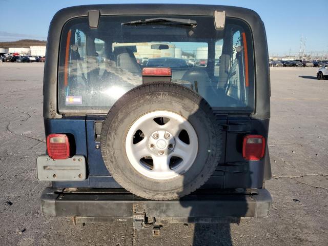 1J4FA49S62P757699 - 2002 JEEP WRANGLER / SPORT BLUE photo 6