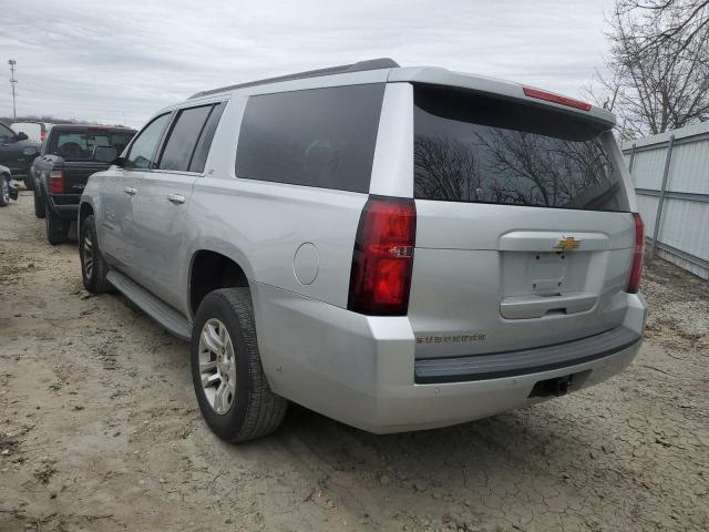 1GNSCJKC5FR293256 - 2015 CHEVROLET SUBURBAN C1500 LT SILVER photo 2